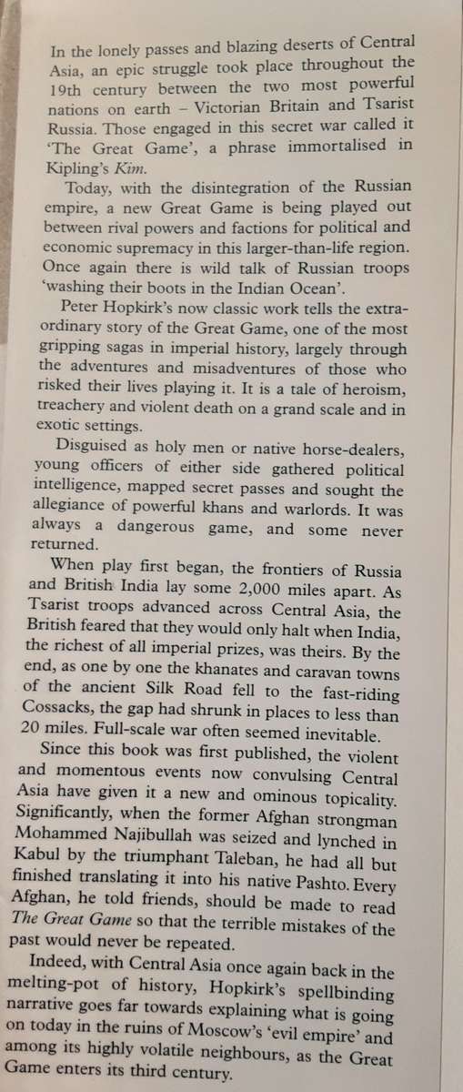 The Great Game On Secret Service in High Asis by Peter Hopkirk