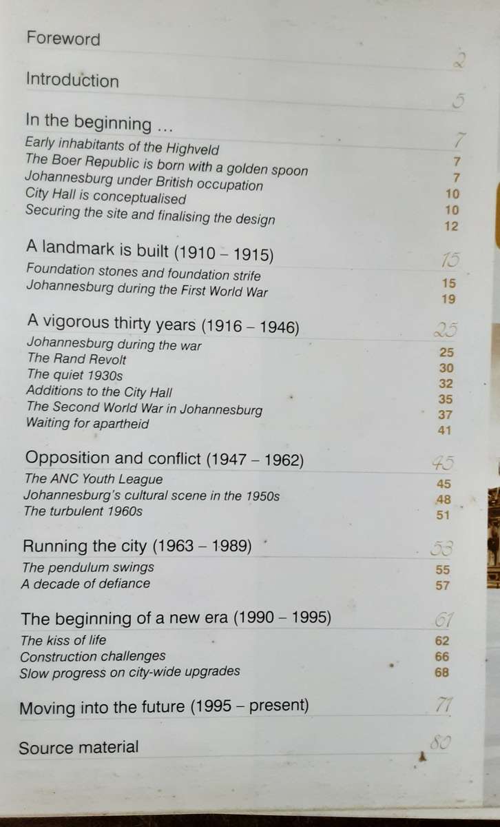 The History of Johannesburg City Hall edited by Despina Harito
