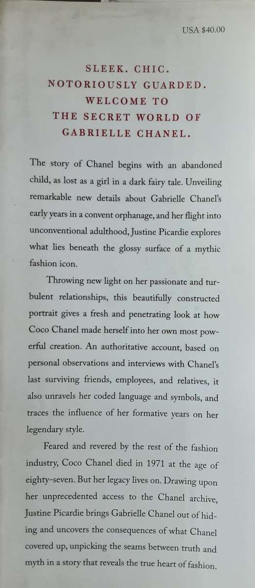 Coco Chanel The Legend and The Life by Justine Picardie