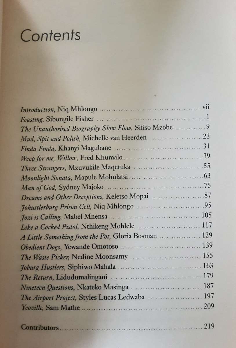 Joburg Noir edited by Niq Mhlongo