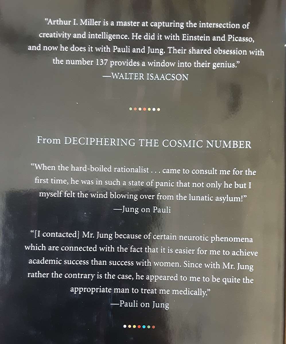 Deciphering The Cosmic Number, The Strange Friendship of Wolfgang Pauli Carl Jung by A Miller