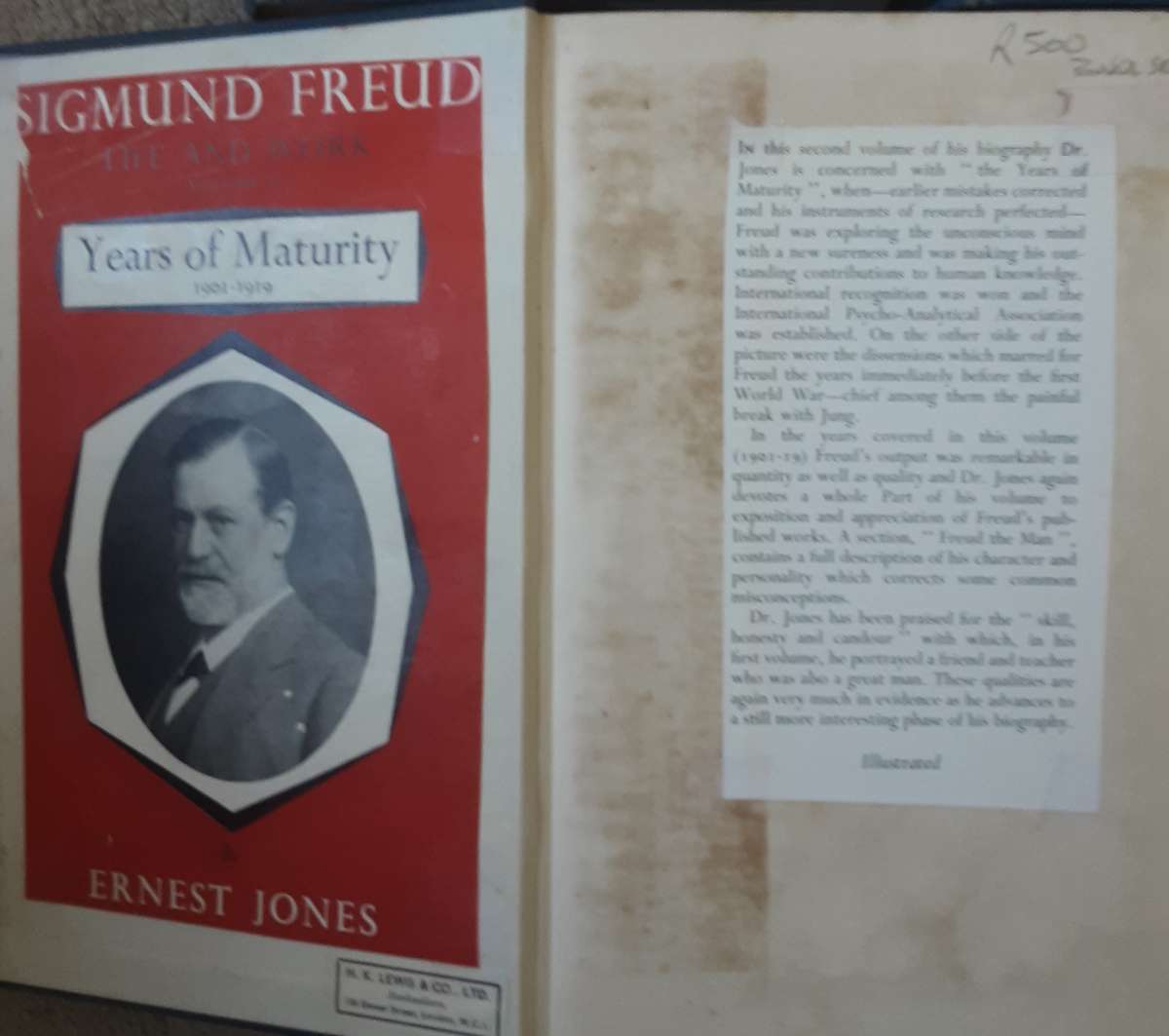 Sigmund Freud Life and Work in 3 volumes by Ernest Jones