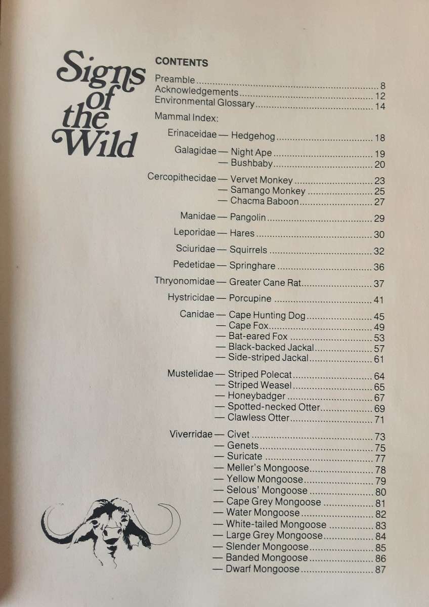 Signs of the Wild by Clive Walker