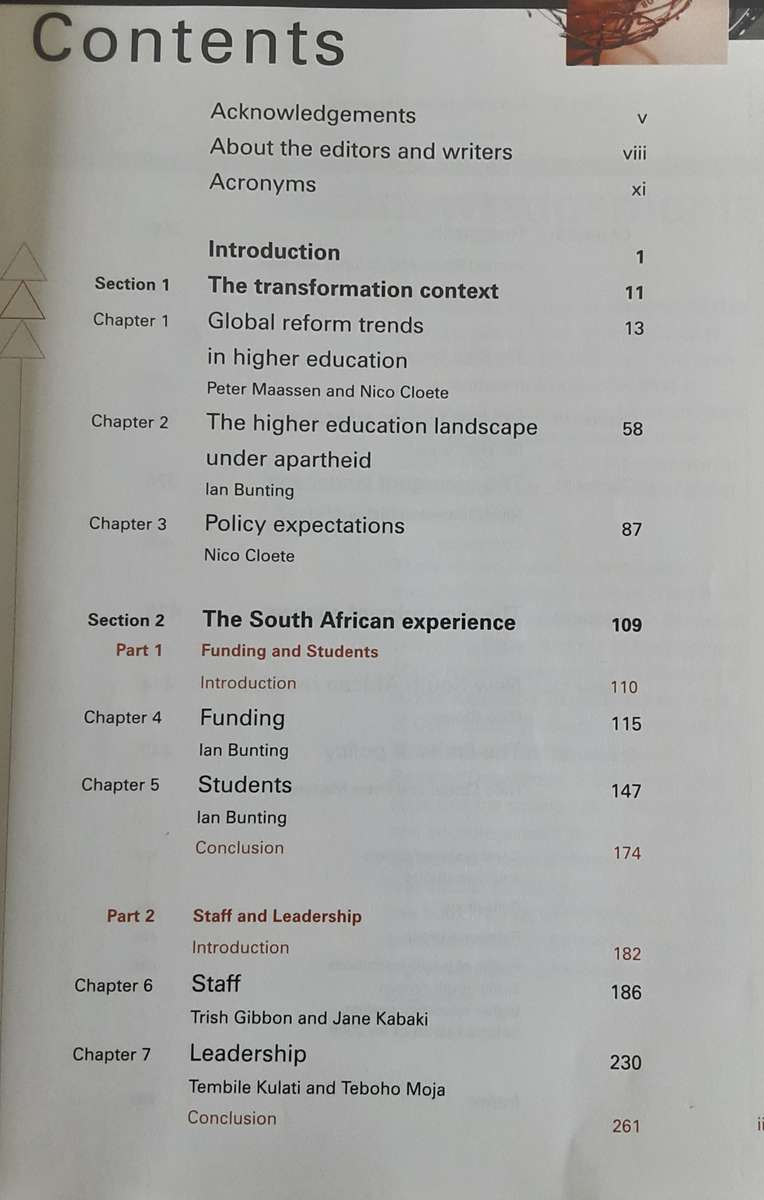 Transformation in Higher Education Global Pressure and Local Realities in South Africa  edited by Cl