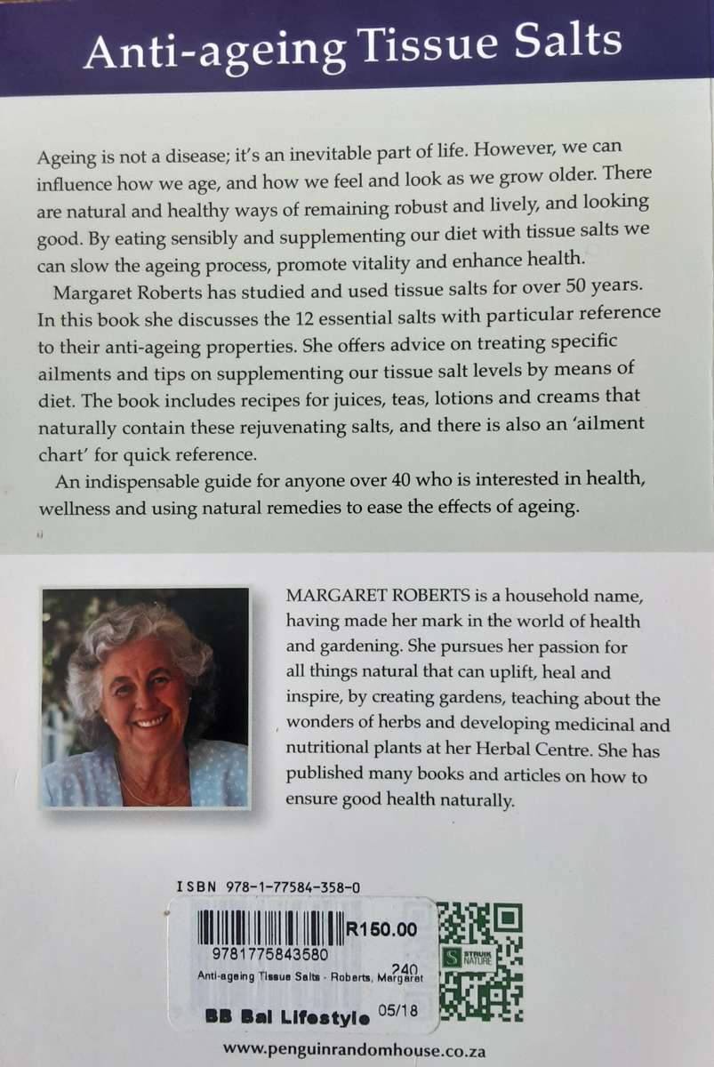 Margaret Roberts Anti Ageing Tissue Salts