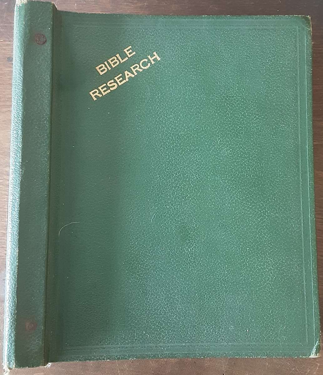 Bible Research A Handbook of Secular Evidence published by National Message Ltd in 1948