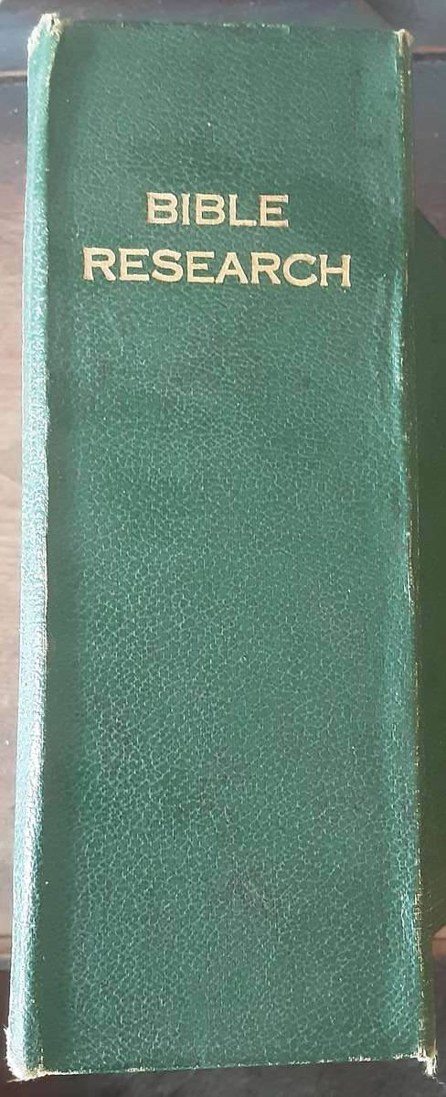 Bible Research A Handbook of Secular Evidence published by National Message Ltd in 1948