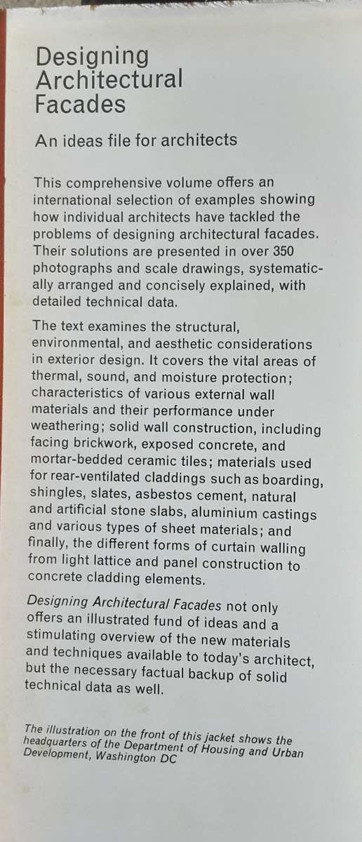 Designing Architectural Facades, An Ideas File for Architects by Kurt Hoffmann