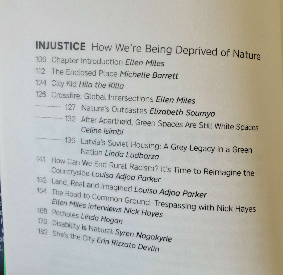 Nature is A Human Right, Why we're Fighting For Green in a Grey World by Ellen Miles