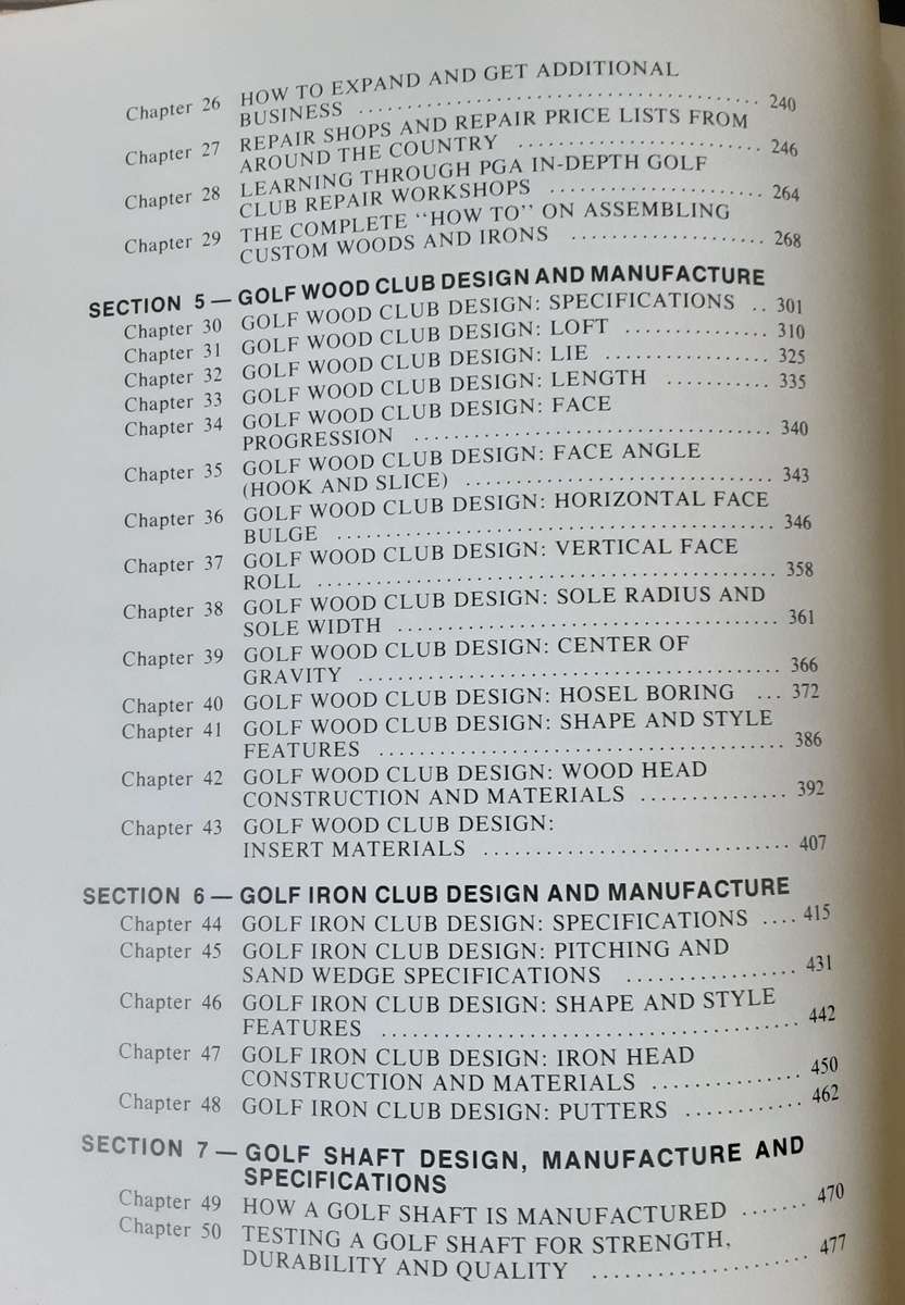 Golf Club Design,Fitting, Alteration and Repair, The Principles and Procedures by Ralph Maltby