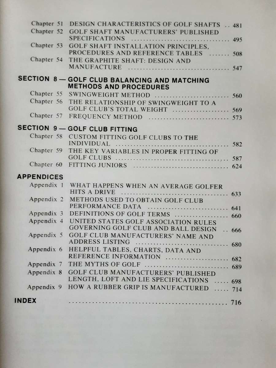 Golf Club Design,Fitting, Alteration and Repair, The Principles and Procedures by Ralph Maltby