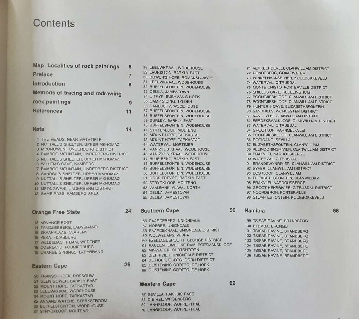 Major Rock Paintings of Southern Africa Facsimile Reproductions by R Townley Johnson