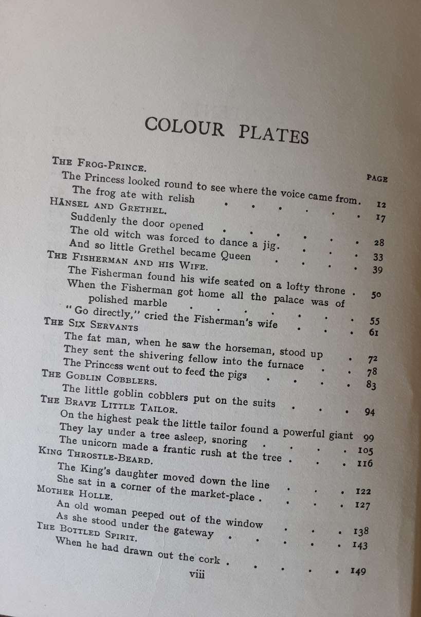 Grimm's Fairy Tales with 48 Colour Plates by Harry G Theaker