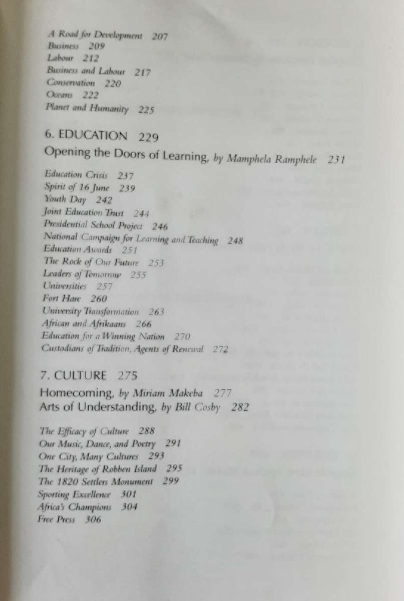 Nelson Mandela From Freedom to the Future , Tributes and Speeches