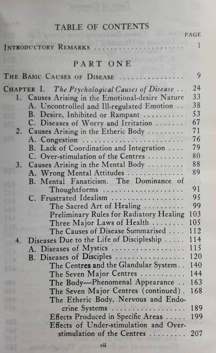 Esoteric Healing vol 4 A Treatise on the Seven Ray's by Alice A Bailey