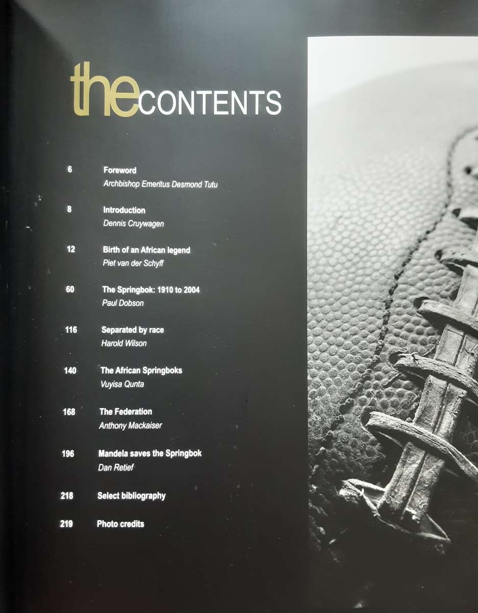 The Badge, A Centenary of the Springbok Emblem edited by Paul Dobson et al