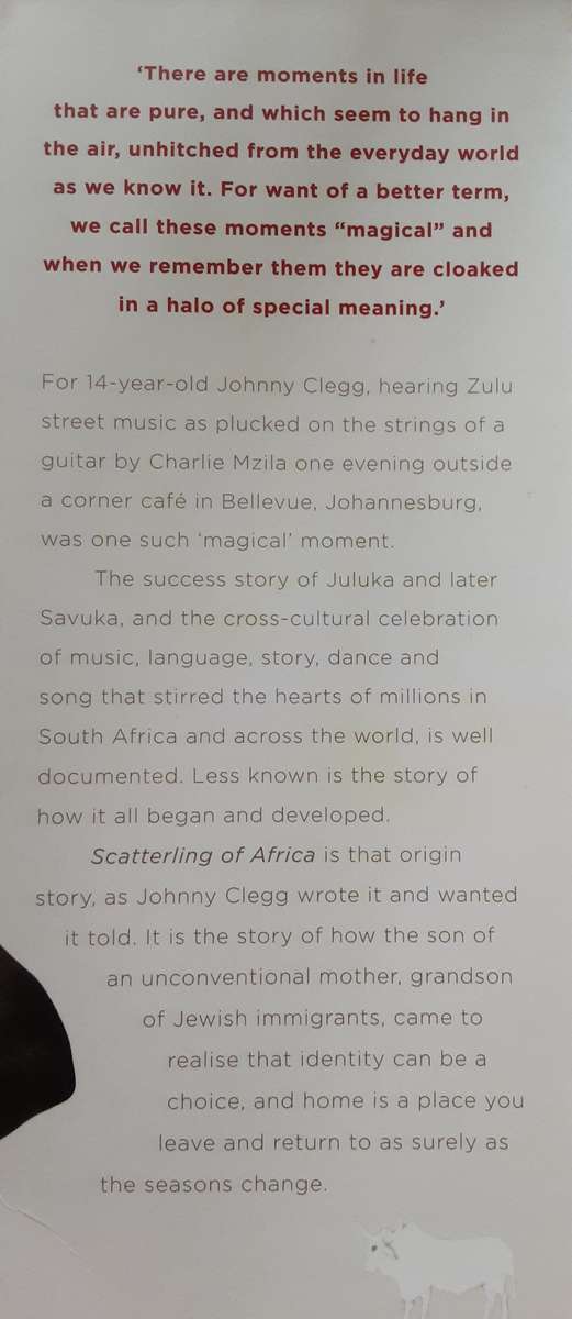 Scatterlings of Africa, My Early Years by Johnny Clegg