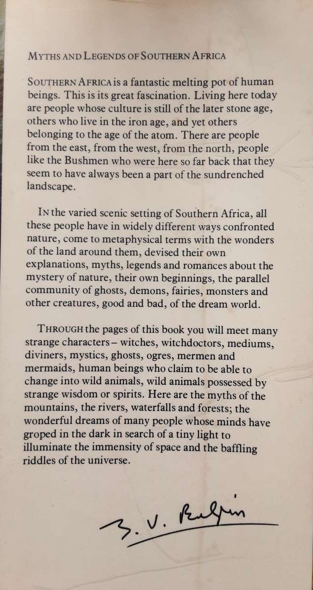 Myths and Legends of Southern Africa by Penny Miller