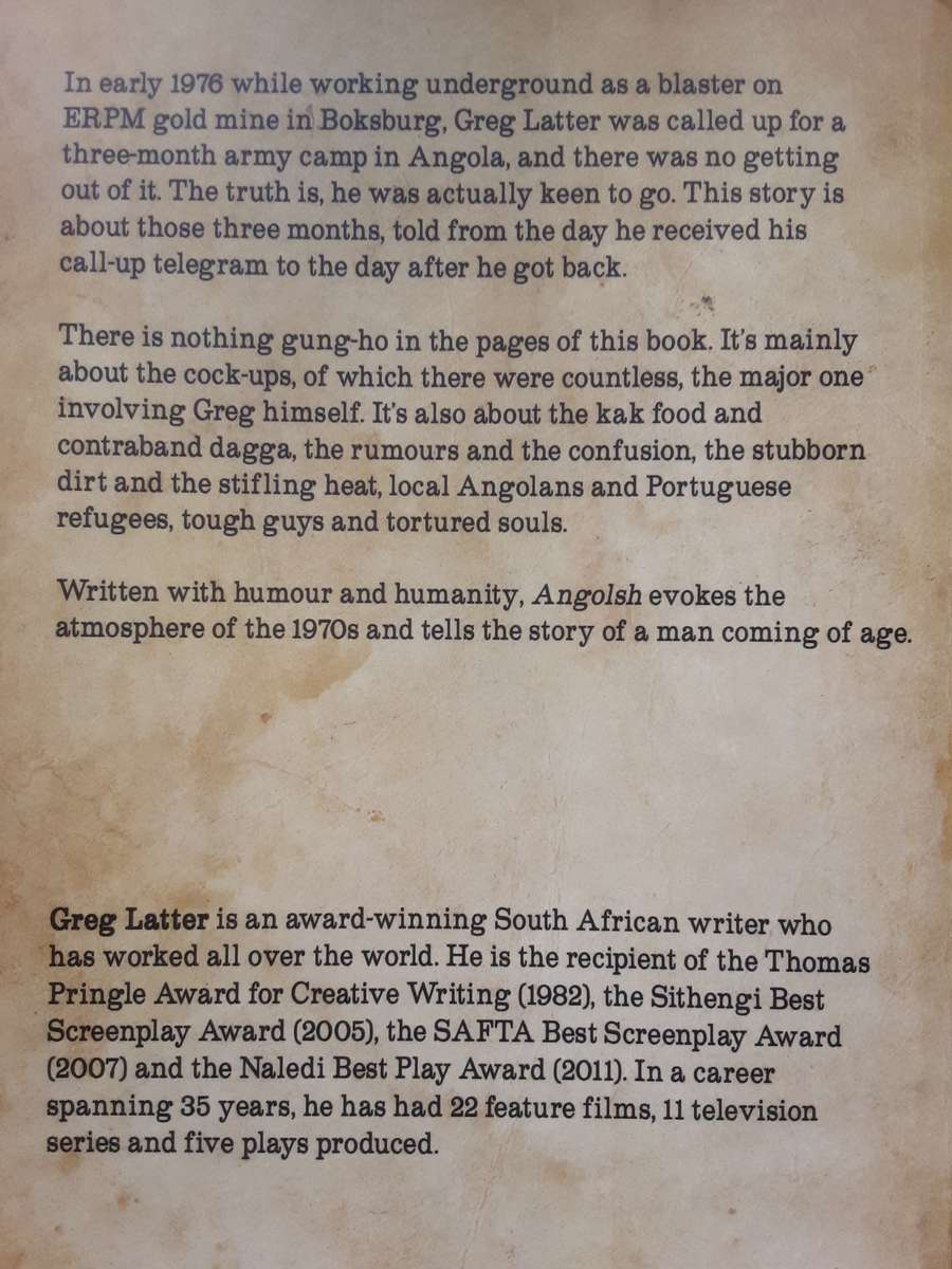 Angolsh, Scenes from an Army Camp by Greg Latter