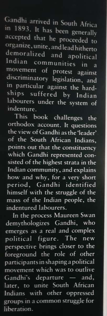 Gandhi The South African Experience by Maureen Swan