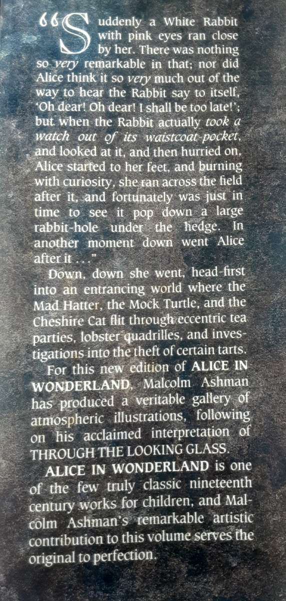 Alice's Adventures in Wonderland by Lewis Carrol illustrated by Malcolm Ashman