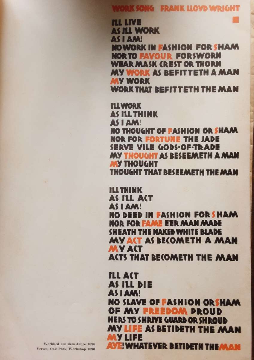 Sixty Years of Living Architecture Frank Lloyd Wright