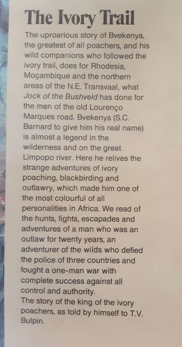 The Ivory Trail by T V Bulpin