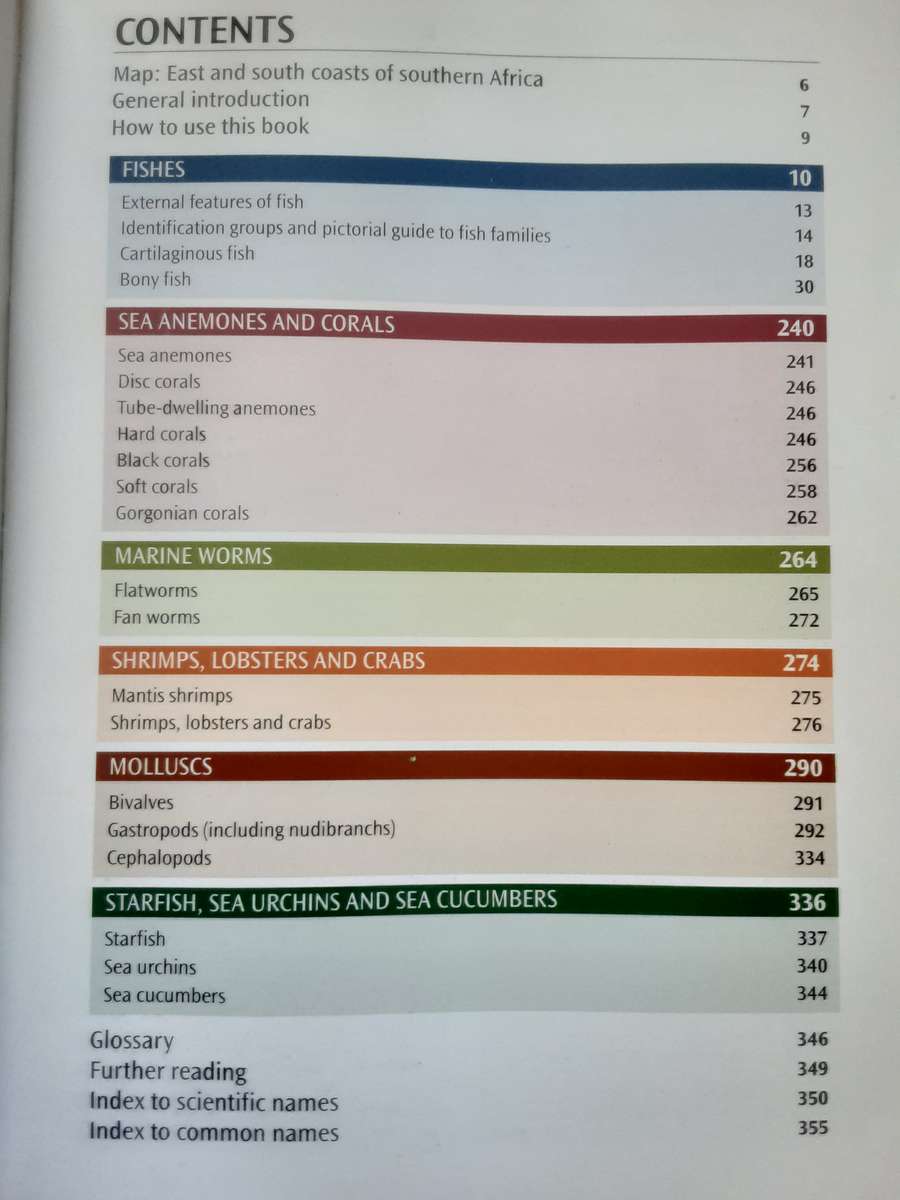 The Reef Guide, East & South Coasts of Southern Africa by Dennis King & Valda Fraser **Signed Copy *