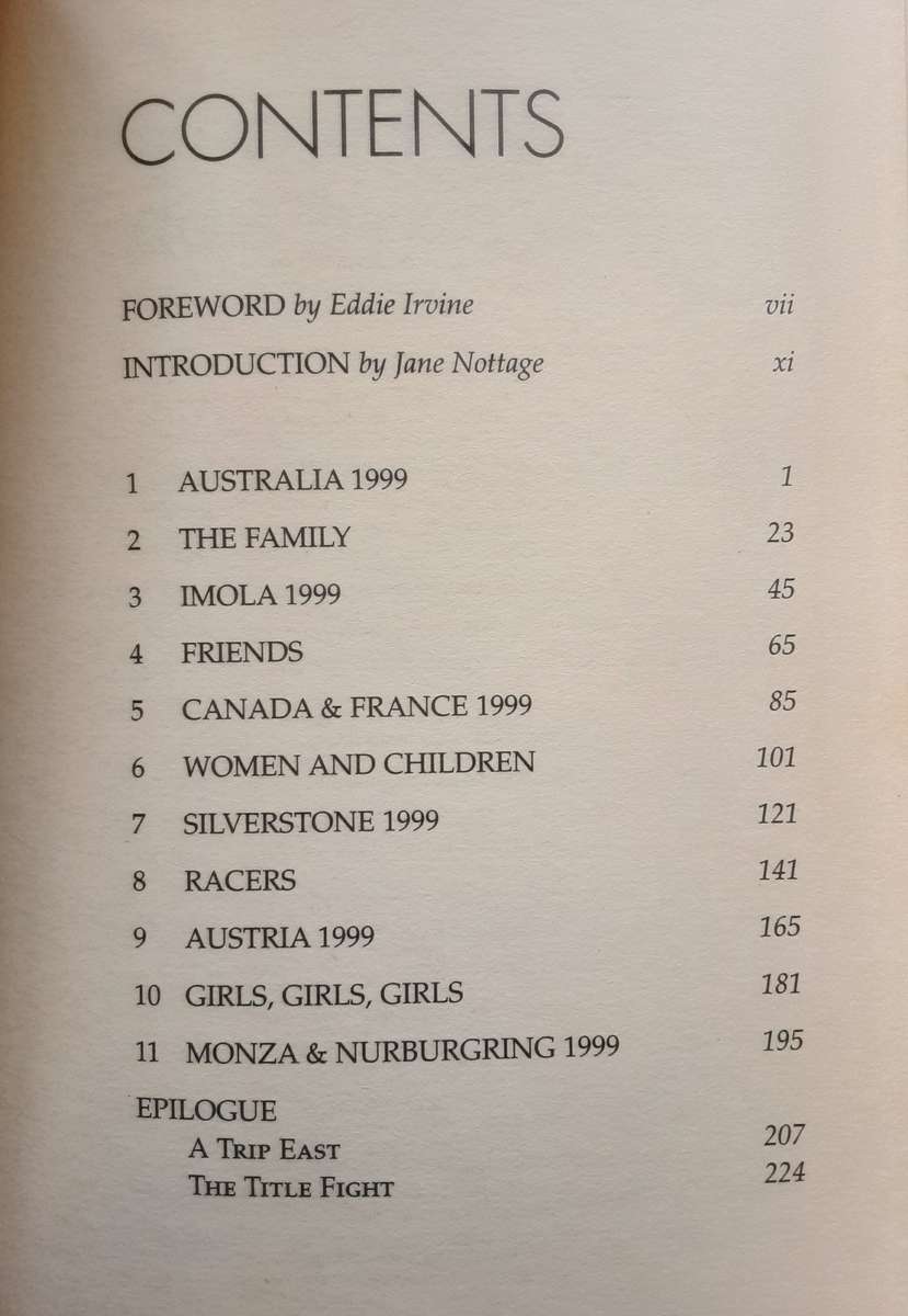 Life in the Fast Lane the Inside Story of the Ferrari Years by Eddie Irvine with Jane Nottage