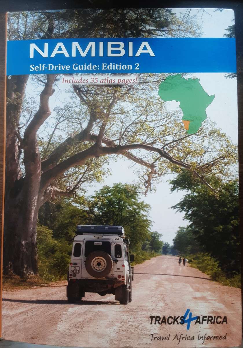 Namibia Self Drive Guide Edition 2 by Tracks 4 Africa plus 4 stand alone maps