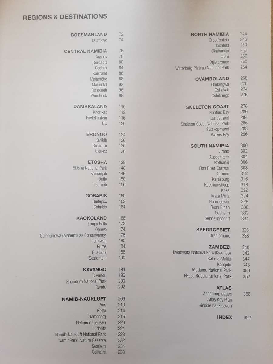 Namibia Self Drive Guide Edition 2 by Tracks 4 Africa plus 4 stand alone maps