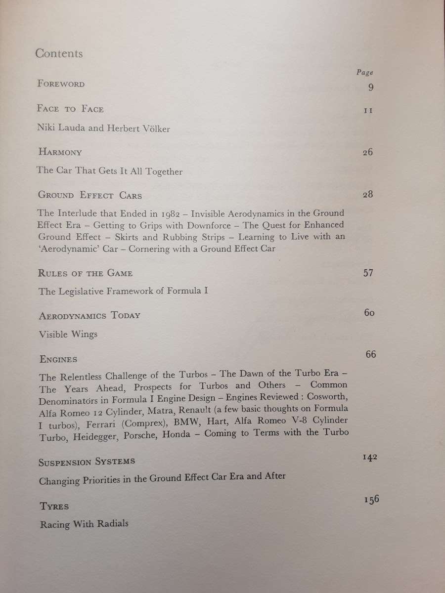 Second Time Around The New Formula 1 The Turbo Era by Niki Lauda