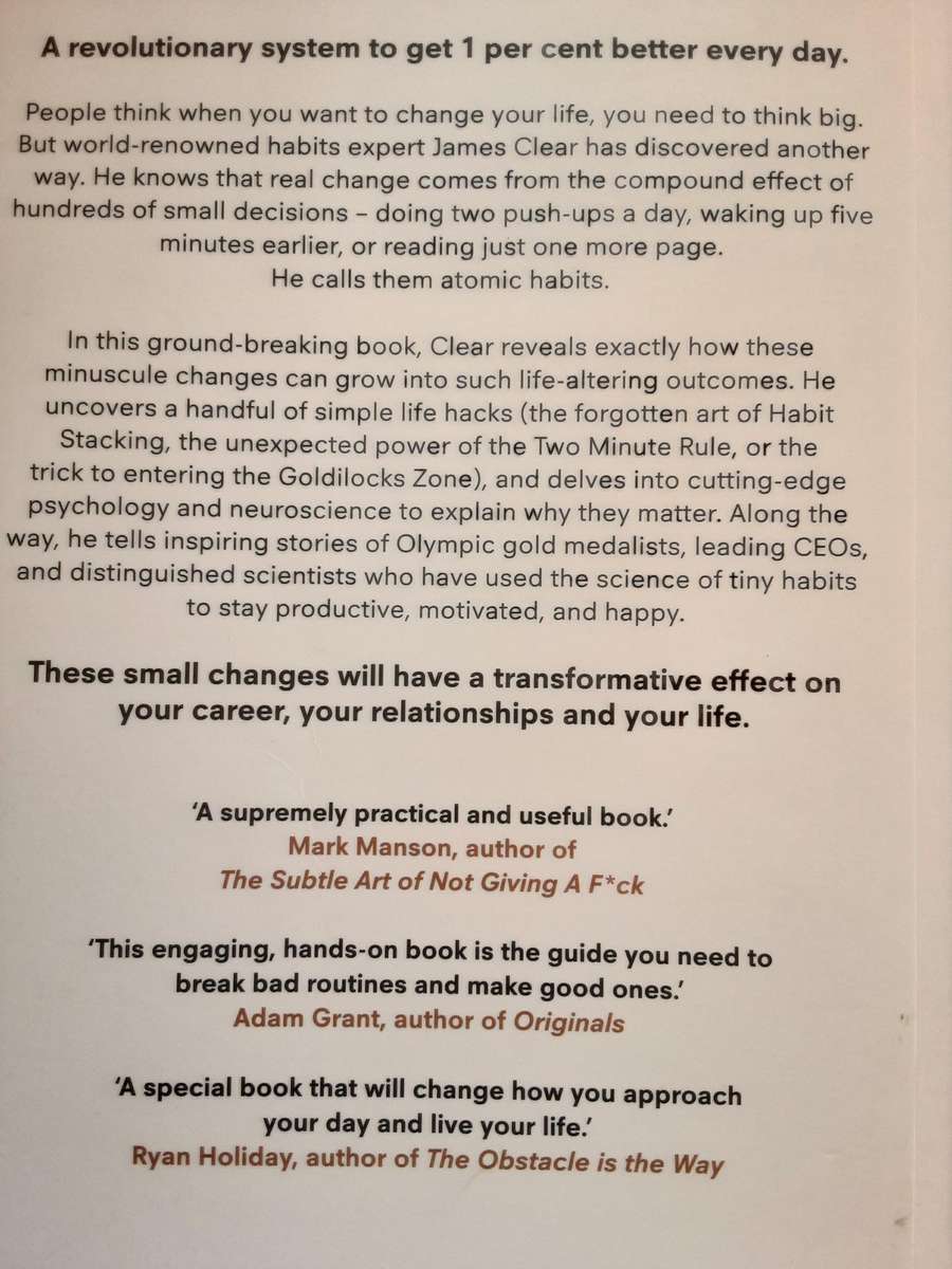 Atomic Habits by James Clear