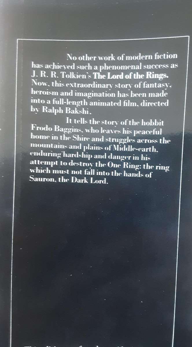 The Film Book of J R R Tolkien's The Lord of the Rings