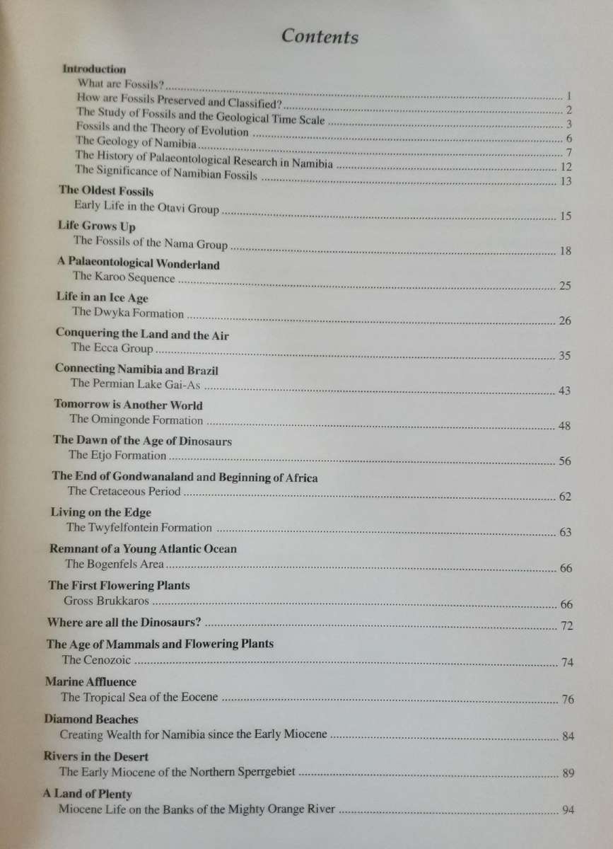 Passage Through Time, The Fossils of Namibia by Gabi Schneider & Christine Marais ***SIGNED Marais**