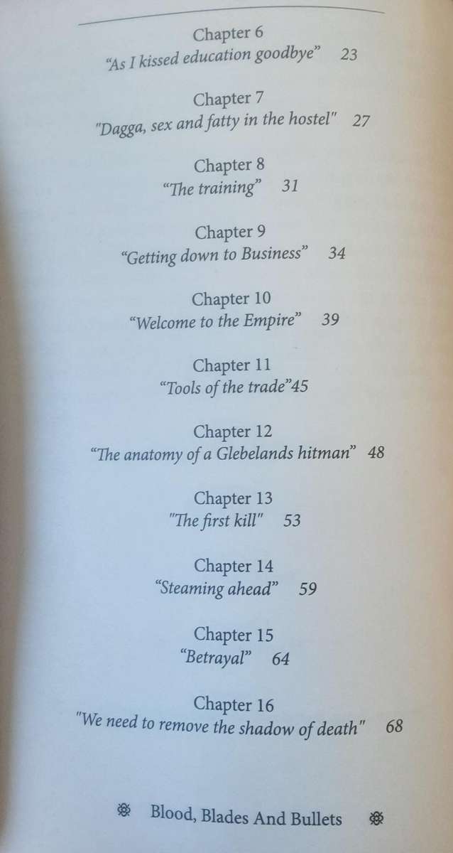 Blood Blades and Bullets, Anatomy of a Glebelands Hitman by Nathi Olifant ***Signed Copy ***