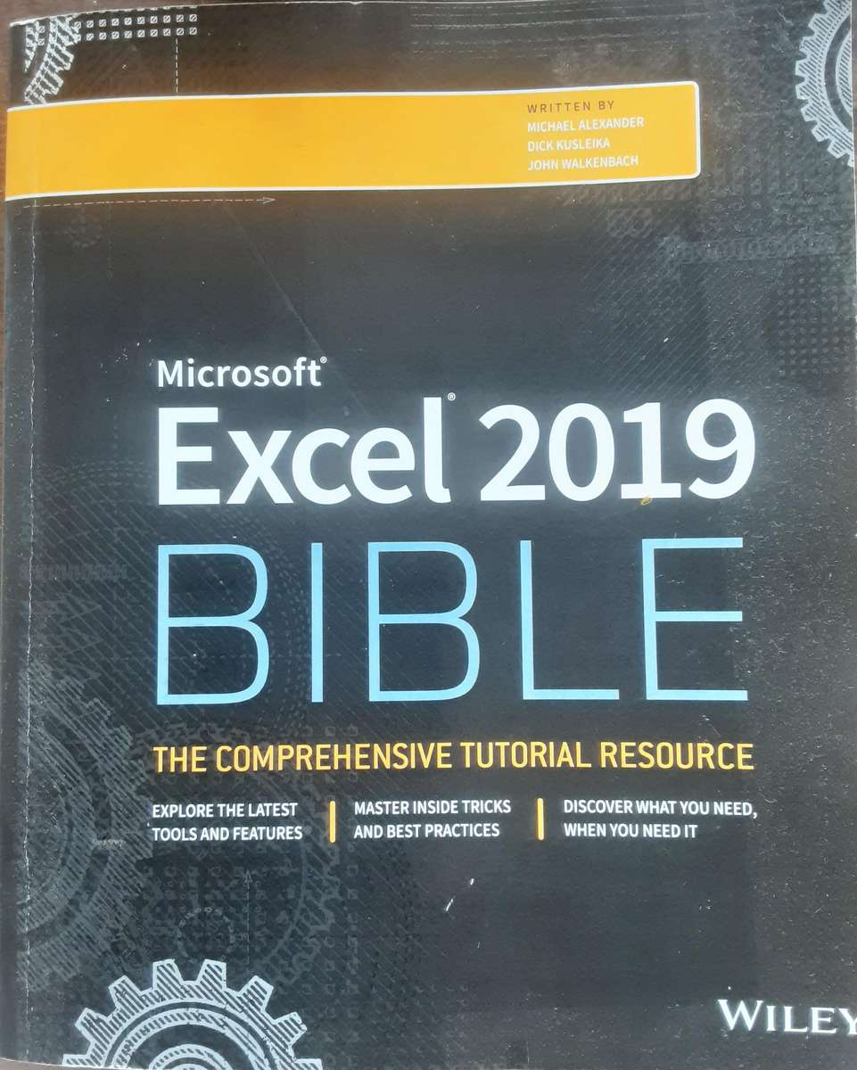 Microsoft Excel 2019 Bible The Comprehensive Tutorial Resource by Wiley