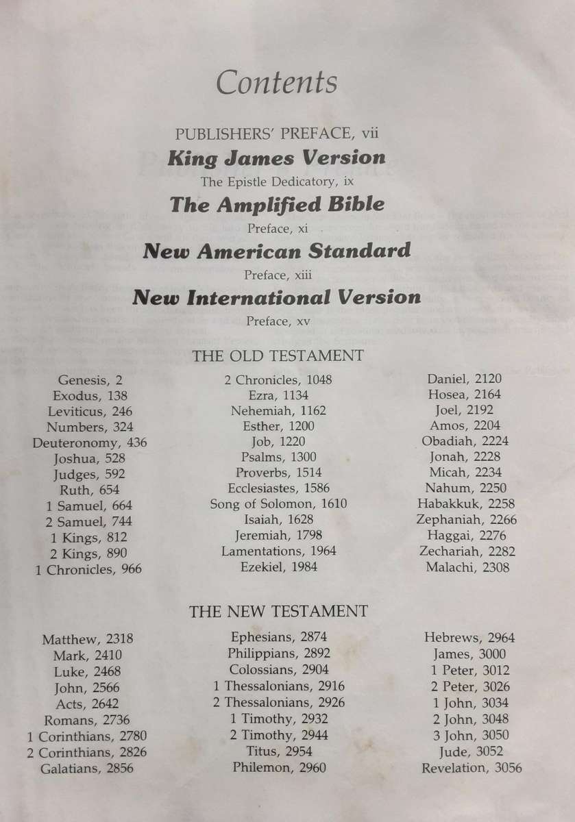 The Comparative Study Bible, A Parallel Bible -  NIV, New American, Amplified & King James Version