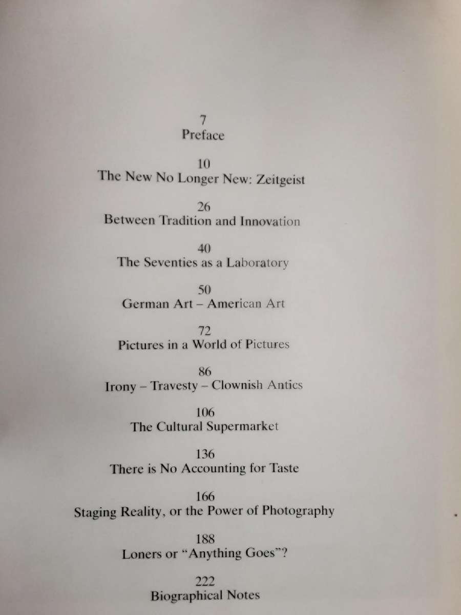 Contemporary Art by Klaus Honnef