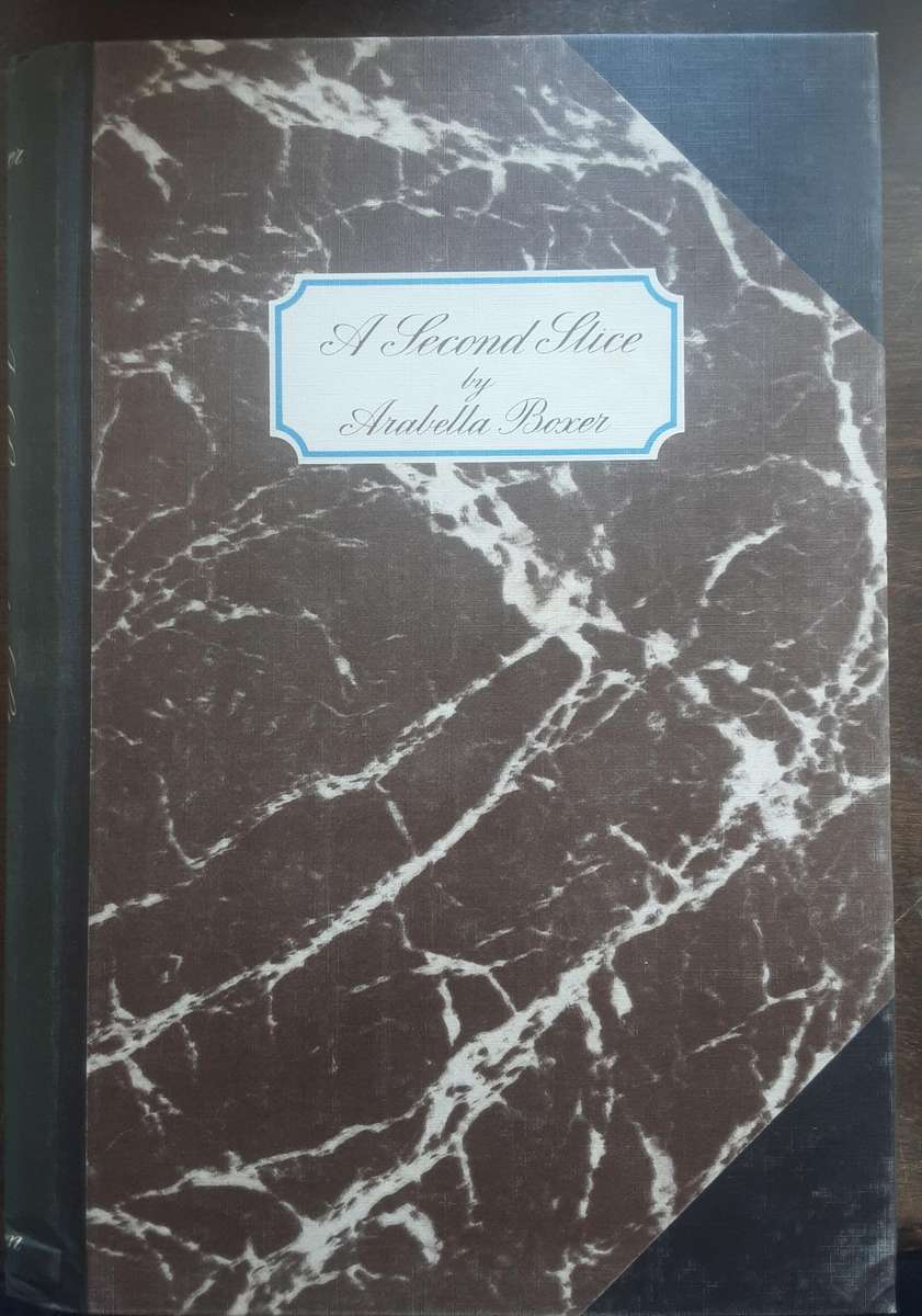 First Slice Your Cookbook and A Second Slice by Arabella Boxer in slipcases