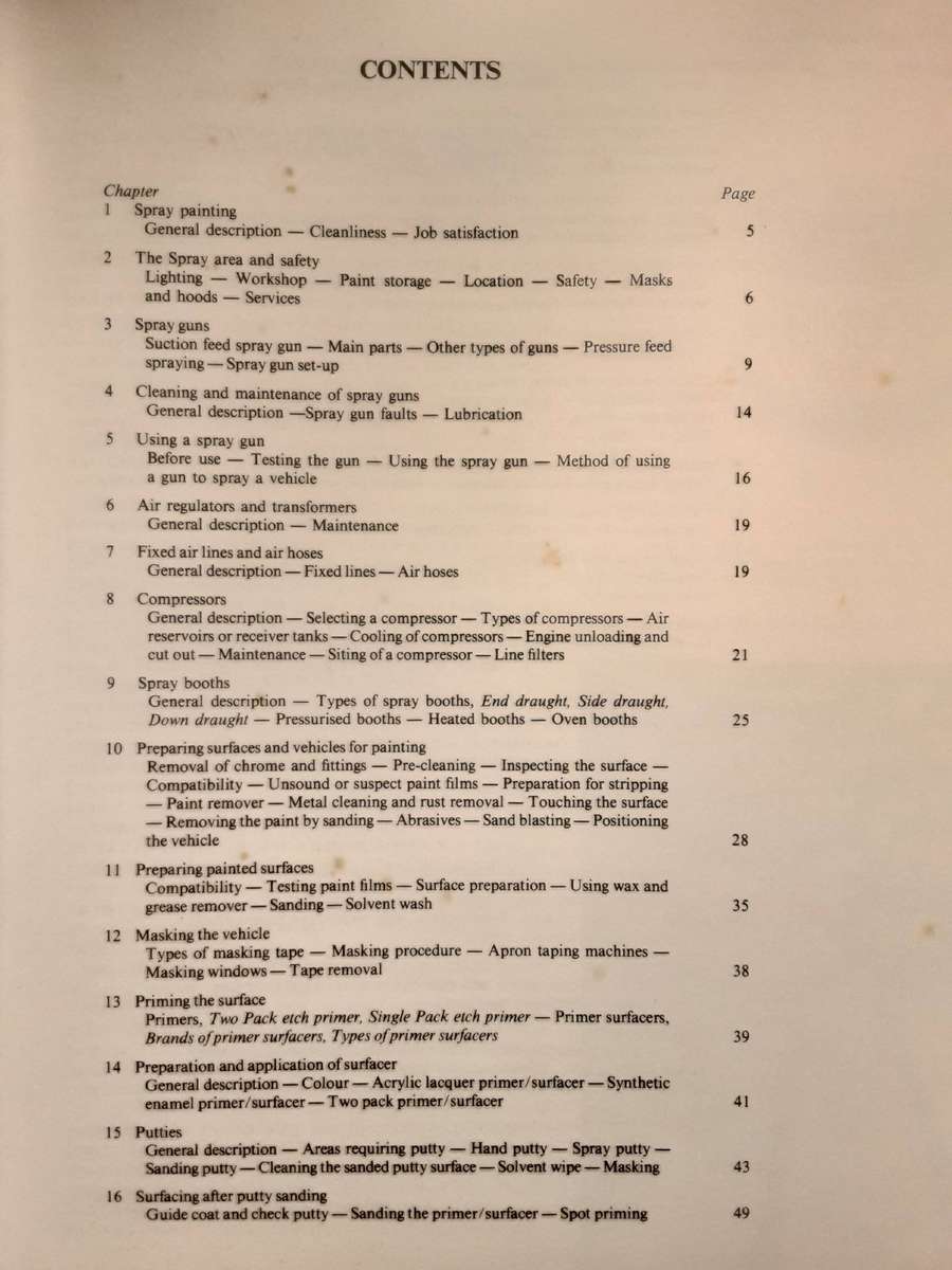 Al Proberts Spray Painting Motor Vehicles