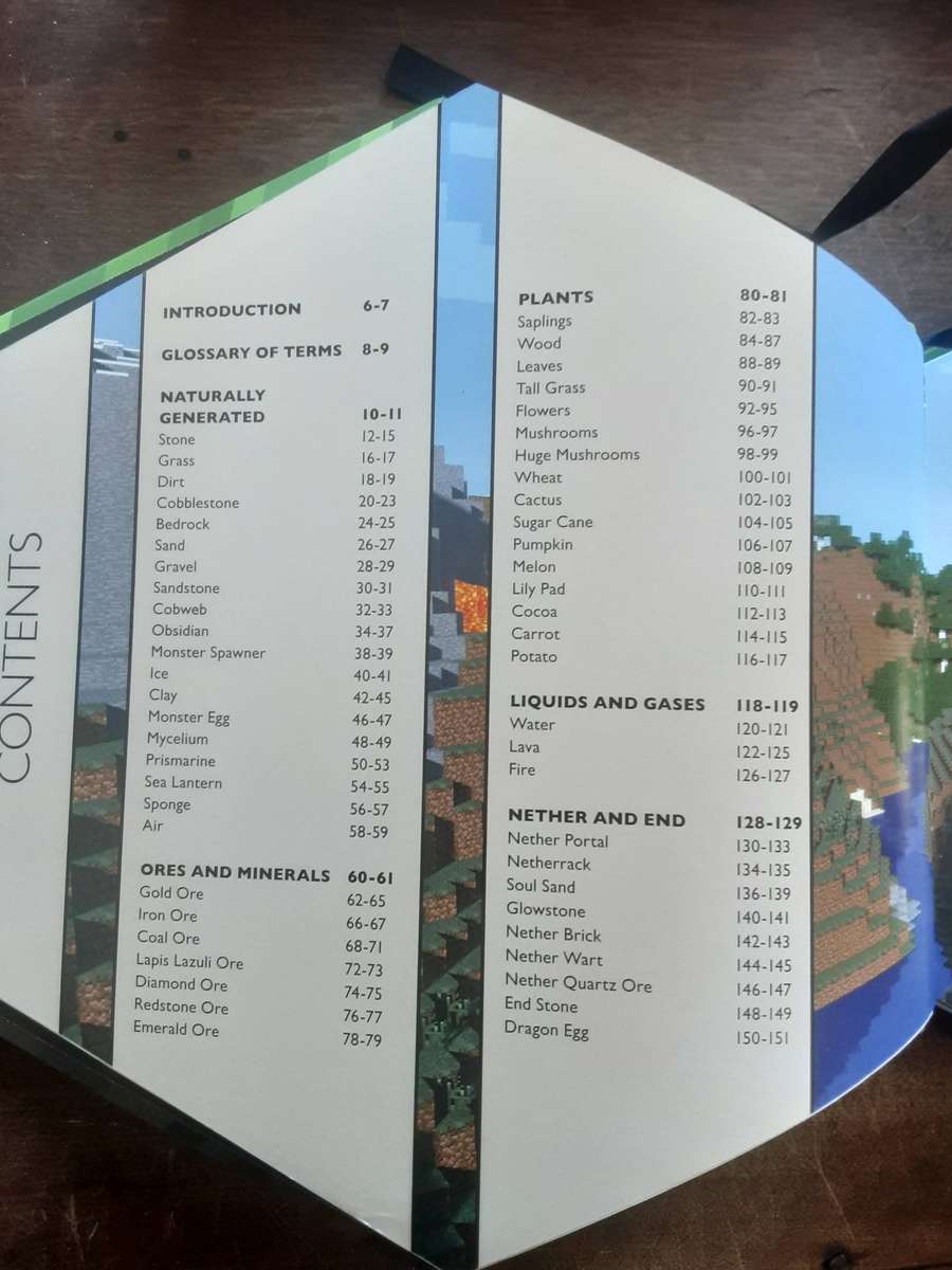 Minecraft Blockopedia written by Alex Wiltshire in Presentation Box