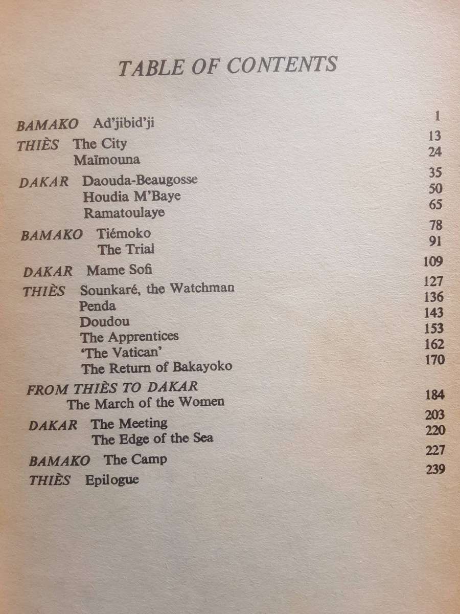 God's Bits of Wood by Sembene Ousmane