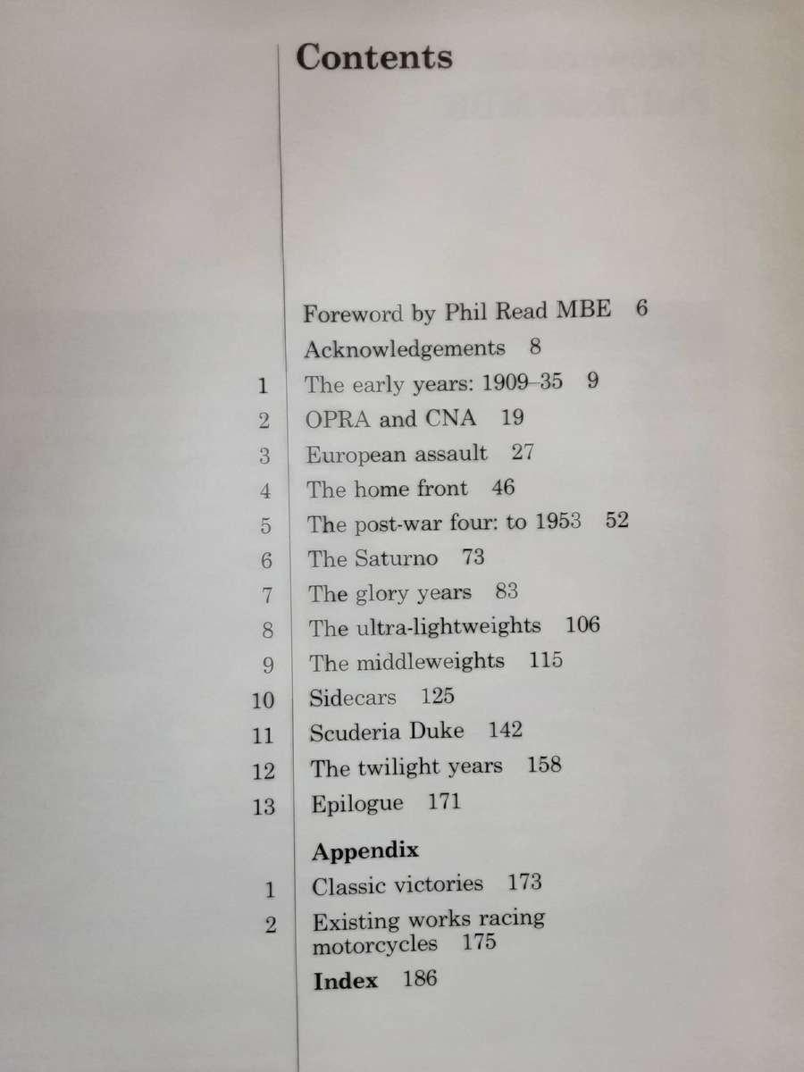 Gilera Road Racers From Milan to the Mountain by Raymond Ainscoe