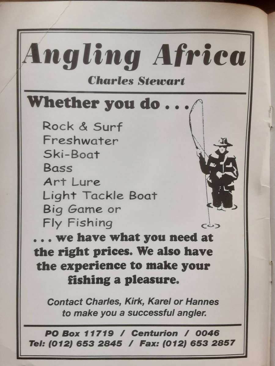 Bait is the Secret Angling Guide by Rickie Louwrens