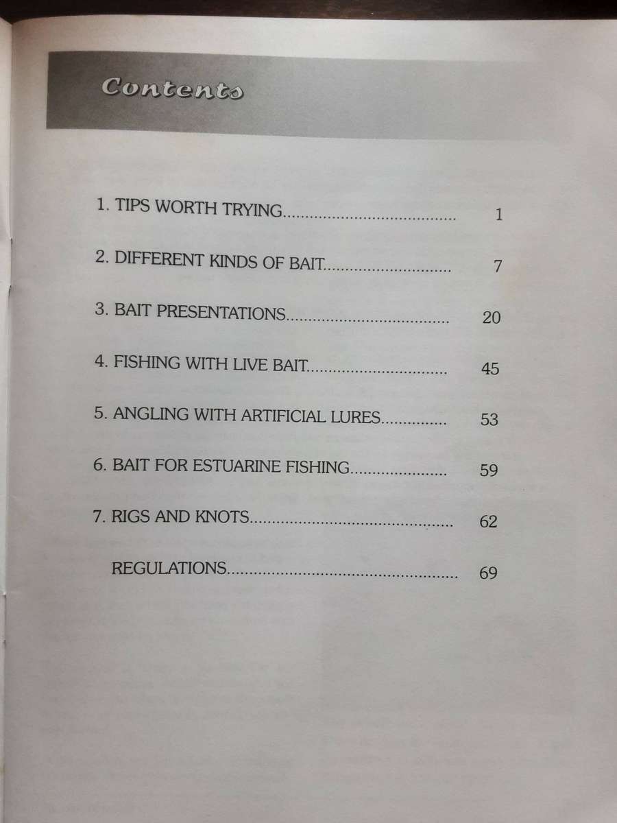 Bait is the Secret Angling Guide by Rickie Louwrens