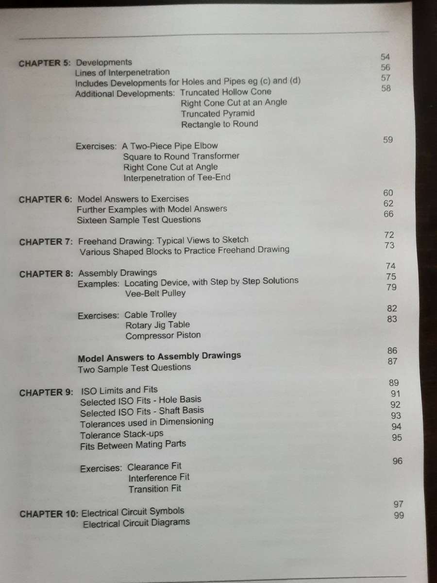 Engineering Drawing Guide for Students and Professional Engineers by Sydney B Joelson