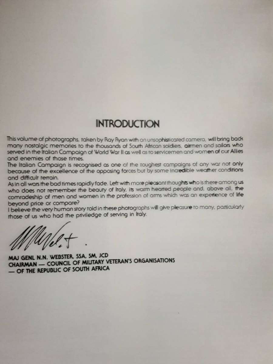 Memories Italy World War II by Ray Ryan