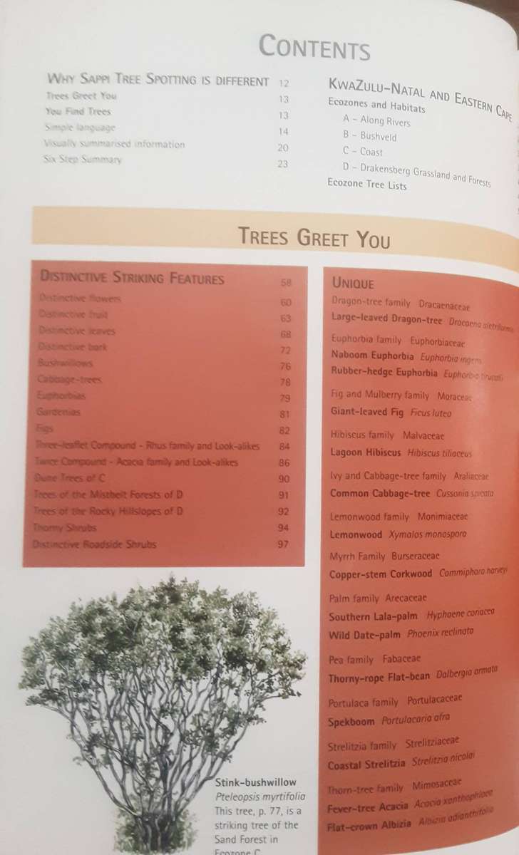 Sappi Tree Spotting KwaZulu-Natal and Eastern Cape By Val Thomas & Rina Grant