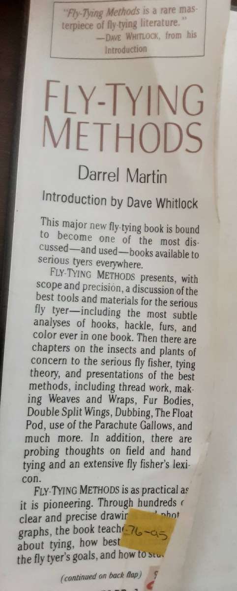 Fly-Tying Methods by Darrel Martin